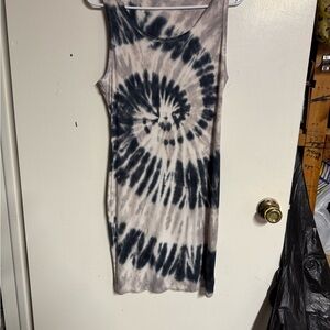 Tie-Dye Sleeveless Dress